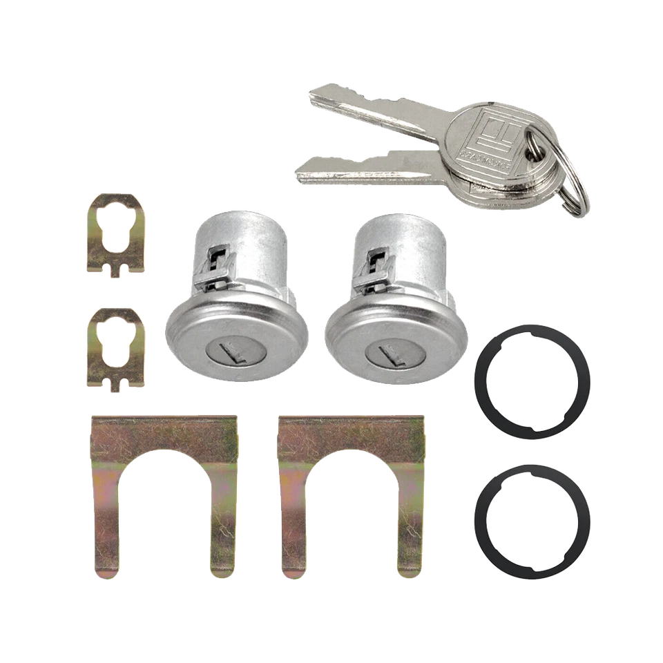 Cerradura de puerta con llaves de cilindro de repuesto para camioneta Chevy C10 C20 C30 1500 SUV Foto 1 de 4