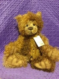 Charlie Bears Isabelle Lee Masterpiece 2013 Mohair Two Tone Brown Bear - Bild 1 von 6
