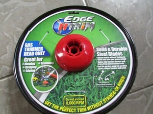 NEW EDGENTRIM EDGE N TRIM SOLID STEEL BLADES GAS TRIMMER HEAD TRIMMING BLADE - Picture 1 of 9