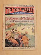 Tip Top Weekly # 483 July 15, 1905 Dick Merriwell On The Rubber; Baseball China