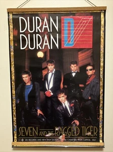 OG DURAN DURAN Seven And The Ragged Tiger 1983 Capitol PROMO Only POSTER 24"x35" - Picture 1 of 7