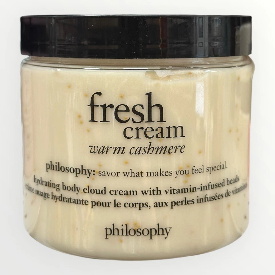 Philosophy Fresh Cream Warm Cashmere Glazed Body Soufflé 16 Oz Without Box.