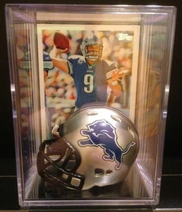 DETROIT LIONS NFL Players Mini Helmet Shadowbox w/ card - Picture 1 of 8