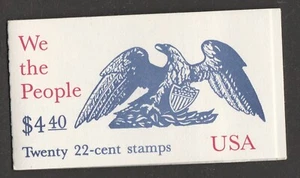US 2356-2359 2359a BK162 Drafting of the Constitution 22c booklet 20 MNH 1987 - Picture 1 of 2