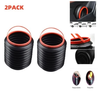 Cubo de basura plegable multifuncional para coche rodante camping cubo de agua al aire libre paquete de 2 Foto 1 de 4