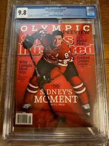 2010 Sidney Crosby Team Canada Sports Illustrated Newsstand Variant CGC 9.8 1/1 - Picture 1 of 5