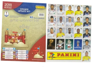 UPDATE SET 92 STICKERS NEW AND SEALED - PANINI WORLD CUP RUSSIA 2018 - Picture 1 of 1