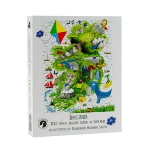 Map of Ireland 100 Pieces Junior Jigsaw Puzzle - Picture 1 of 1