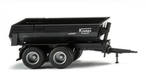 Wiking 038819 - 1/87 Krampe Halfpipe Dump Truck - Black - New - Picture 1 of 1