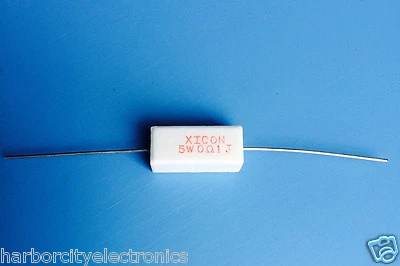 CR5-0.1-5% XICON RESISTENCIA WIREWOUND 0.1 OHM 5W 5% AXIAL CR5-0.1-RC Foto 1 de 4