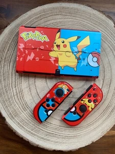 🍀 Nintendo Switch OLED Hard Case Schutzhülle Pokemon PikaPika Design