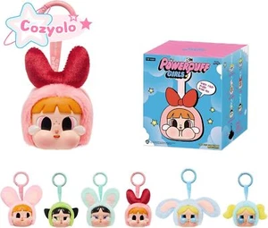 Auténtico POP MART CRYBABY × Powerpuff Girls Series - Caja ciega de felpa cara de vinilo - Imagen 1 de 10