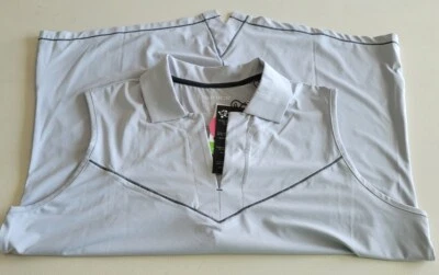 Sunice Womens Coolite Doreen Sleeveless Golf Polo XL Gray Dreamskin NWT - Изображение 1 из 4