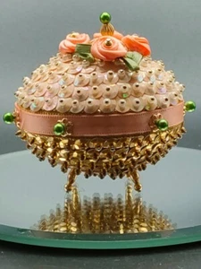 Charming 7cm Fabergé-Style Egg – Petite Elegance - Picture 1 of 5