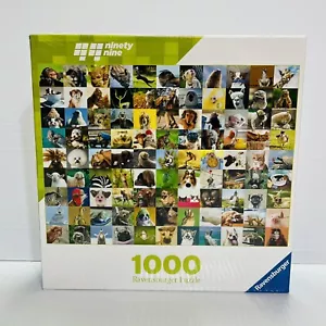 RAVENSBURGER 99 Funny Animals 1000 Pc Pieces Jigsaw Puzzle Game 27x20 Inches - Picture 1 of 7