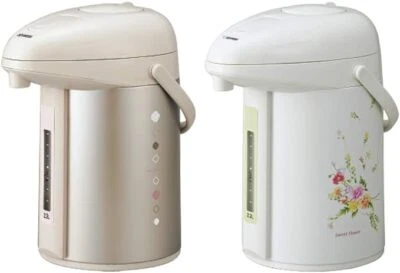 Zojirushi Beverage Dispenser Air Pot thermos - Beige, Flower - Image 1 of 3