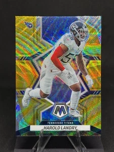 Harold Landry 2022 Panini Mosaic Gold Wave Prizm/17 #229 Tennessee Titans - Imagen 1 de 2