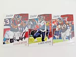 Watson DeAndre Hopkins J.J. Watt Houston Texans Lot 2018 Panini Prestige NFL - Bild 1 von 2