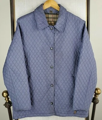 BARBOUR ENGLAND Size 10 Large Womens Tailored Flyweight Lavender Jacket Coat - Image 1 of 4