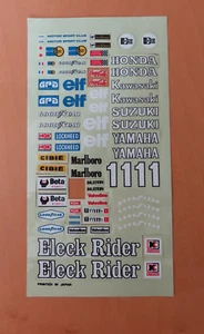 Graupner RC Decal Eleck Rider Motorcycle Nr. 4941 USED 1979 - Imagen 1 de 11