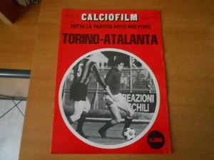 rivista sportiva-CALCIOFILM TORINO-ATALANTA 2-1-1973-poster-il gol di RAMPANTI - Imagen 1 de 2