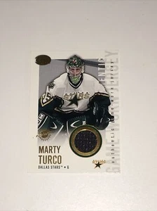 2002-03 Pacific Calder Authentic Game-Worn Jerseys #9 Marty Turco Stars - Picture 1 of 2