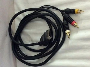 HD TV Premium RCA Composite AV A/V Cable Cord for Microsoft Xbox 360 - Picture 1 of 6