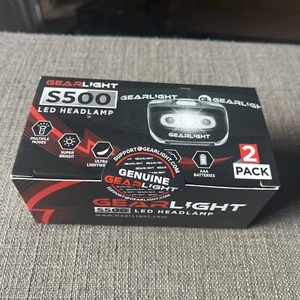GearLight Linterna Faro S500 LED Múltiples Modos Paquete de 2, (Necesita Batería) - Imagen 1 de 5