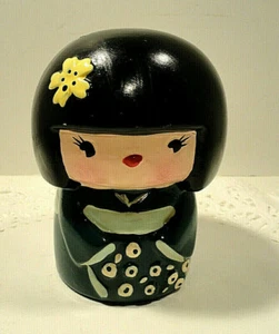 Kokeshi Japanese Doll Coin Bank - Picture 1 of 6