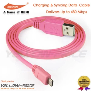 Micro USB Cable Super Durable Charging Data Sync Cord for Android/ MP3 Player - Picture 1 of 5