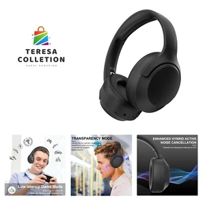 Hybrid Active Noise Cancelling Headphones Wireless Bluetooth 5.3, Foldable Ov... - Picture 1 of 10