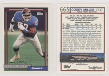 1992 Topps Corey Miller #663 Rookie RC
