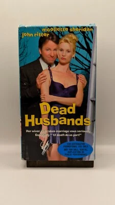 DEAD HUSBANDS (vhs) John Ritter, Nicollette Sheridan. Good Cond. Rare. Comedy NR - Image 1 of 3