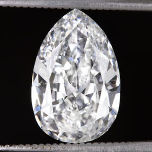 5.11ct PEAR SHAPE DIAMOND CERTIFIED F SI2 LOOSE NATURAL TEARDROP ENGAGEMENT 5ct