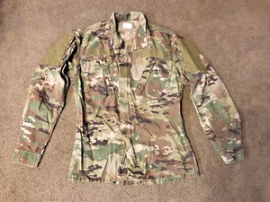 Military Shirt XSmall Short ACU Multicam Unisex Fire Resistant Camo #744 - Picture 1 of 6