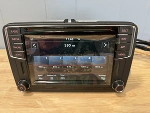 17-19 Volkswagen Jetta Passat Display Touch Radio Navigation 5C0035684D Upgraded - Picture 1 of 10