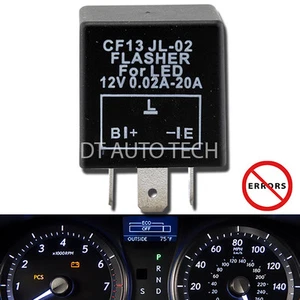 CF13-JL02 LED Flasher Relay Fix Hyper Flash Turn Signal Decoder Load Equalizers - Foto 1 di 1