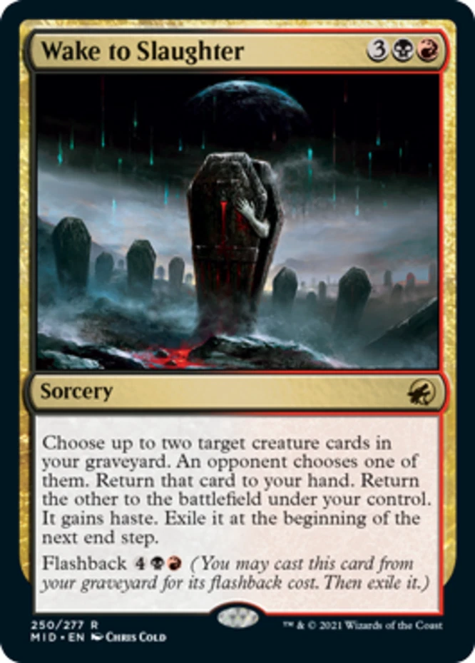 x1 Wake to Slaughter - Innistrad: Midnight Hunt - NM - MTG - Image 1 of 1