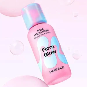 Mamonde Flora Glow Rose Liquid Mask 80ml / 2.7oz Boosted with 10% PHA KB062 - Picture 1 of 4