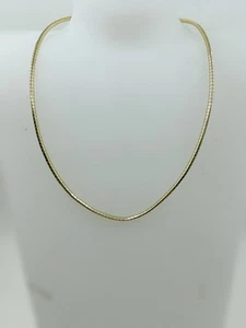 Collier maille omega or 18k 14.09grs long 42 - Bijoux occasion - Imagen 1 de 1
