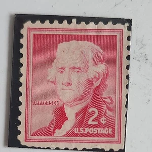 Jefferson 2 Cent Red Rare Postage Stamp Unused  - Picture 1 of 1