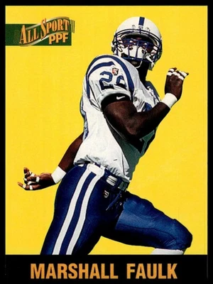 1996-97 Score Board All Sport PPF #90 Marshall Faulk - Image 1 of 2