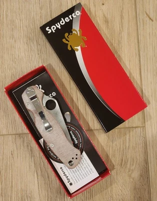 Spyderco Paramilitary 2 PM2 Cruwear con lona Micarta C81MPCW2 Foto 1 de 4