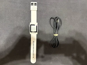 Galet 2 + étui blanc polycarbonate blanc fréquence cardiaque boucle classique - Photo 1 sur 6