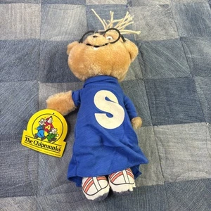 Vnt 1983 Alvin and the Chipmunks Simon Plush Doll CBS Toys Bagdasarian 12” NWT - Picture 1 of 2