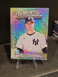 🔥Gerrit Cole 2024 Bowman Chrome Mega Mojo M1B-33 My First Bowman NY Yankees - Bild 1 von 2