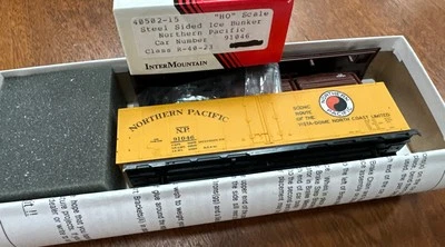 Intermountain HO Kit #40502-15 Steel Side Ice Bunker Northern Pacific #91046 NY - Image 1 of 4
