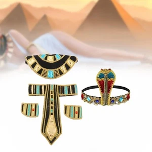 5Pcs Womens Egyptian Costume Accessories Collar Party Adults Men Women Dress up - Picture 1 of 5