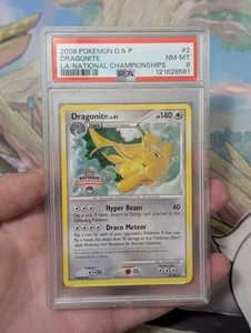 Pokemon 2008 PSA 8 Dragonite LA National Championships NM Low Pop 89 - Picture 1 of 2