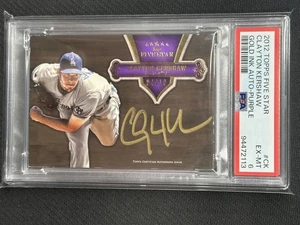 Clayton Kershaw 2012 Topps Five Star Purple Gold Ink Auto PSA 6 Dodgers #CK 4/10 - Picture 1 of 2